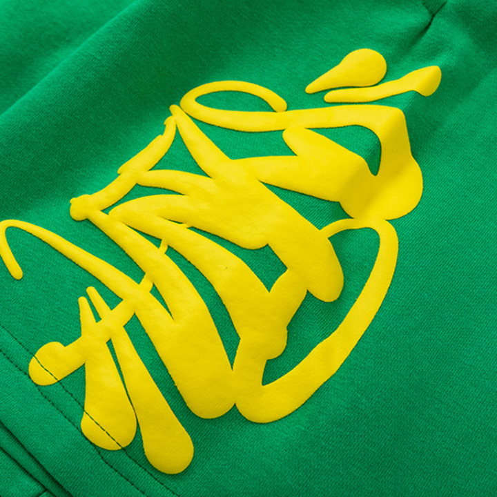 Syna World Grüner Urban Streetwear Trainingsanzug: Stylisch, Bequem, Perfekter Casual Fit