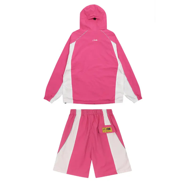 Corteiz Pink Streetwear Trainingsanzug: Komfortables, Stylisches Unisex-Set für Urbane Looks