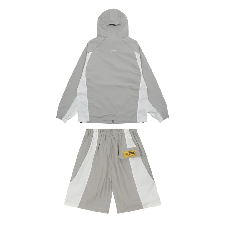Corteiz Exklusives Graues Streetwear Set für Herren – Bequemer Style