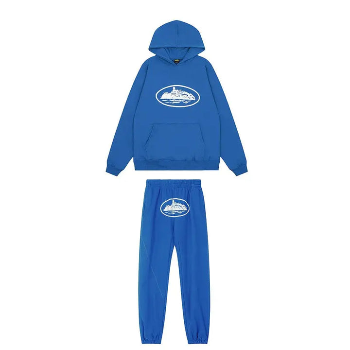 Corteiz Exklusiver Blauer Trainingsanzug: Stilvoll, Bequem, Streetwear-Highlight