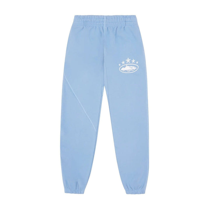 Corteiz 5 Sterne Babyblau Trainingsanzug Luxuriöses Streetwear Komfort Set Herren