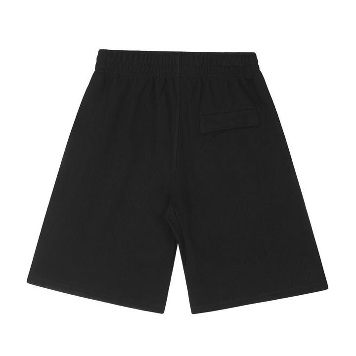 Corteiz Triple Black Shorts – Exklusive Bequeme Streetwear Kurze Hose für Herren