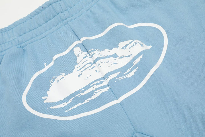 Corteiz Babyblaue Shorts – Stylisch, Bequem, Exklusiv für Herren Streetwear Sommer