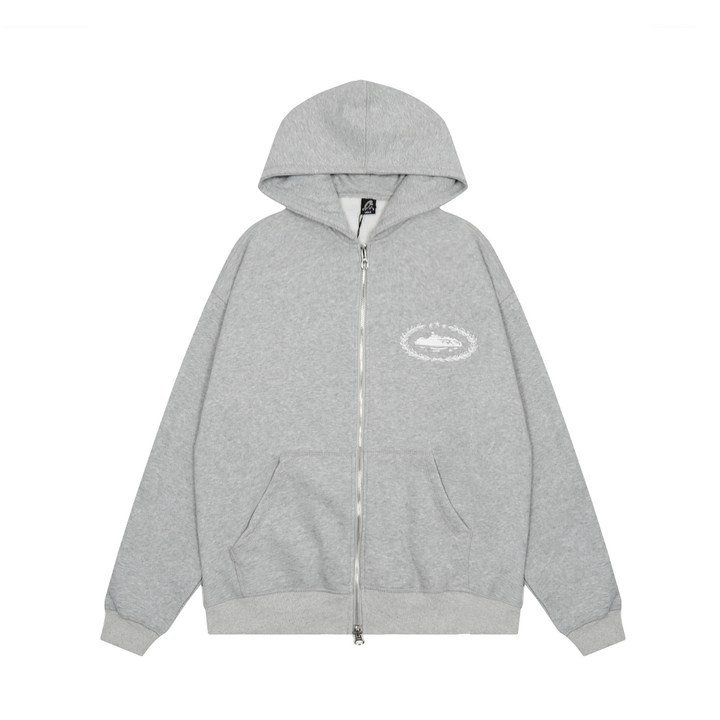 Corteiz Grauer Designer Trainingsanzug: Luxuriöser Streetwear-Stil mit Komfort