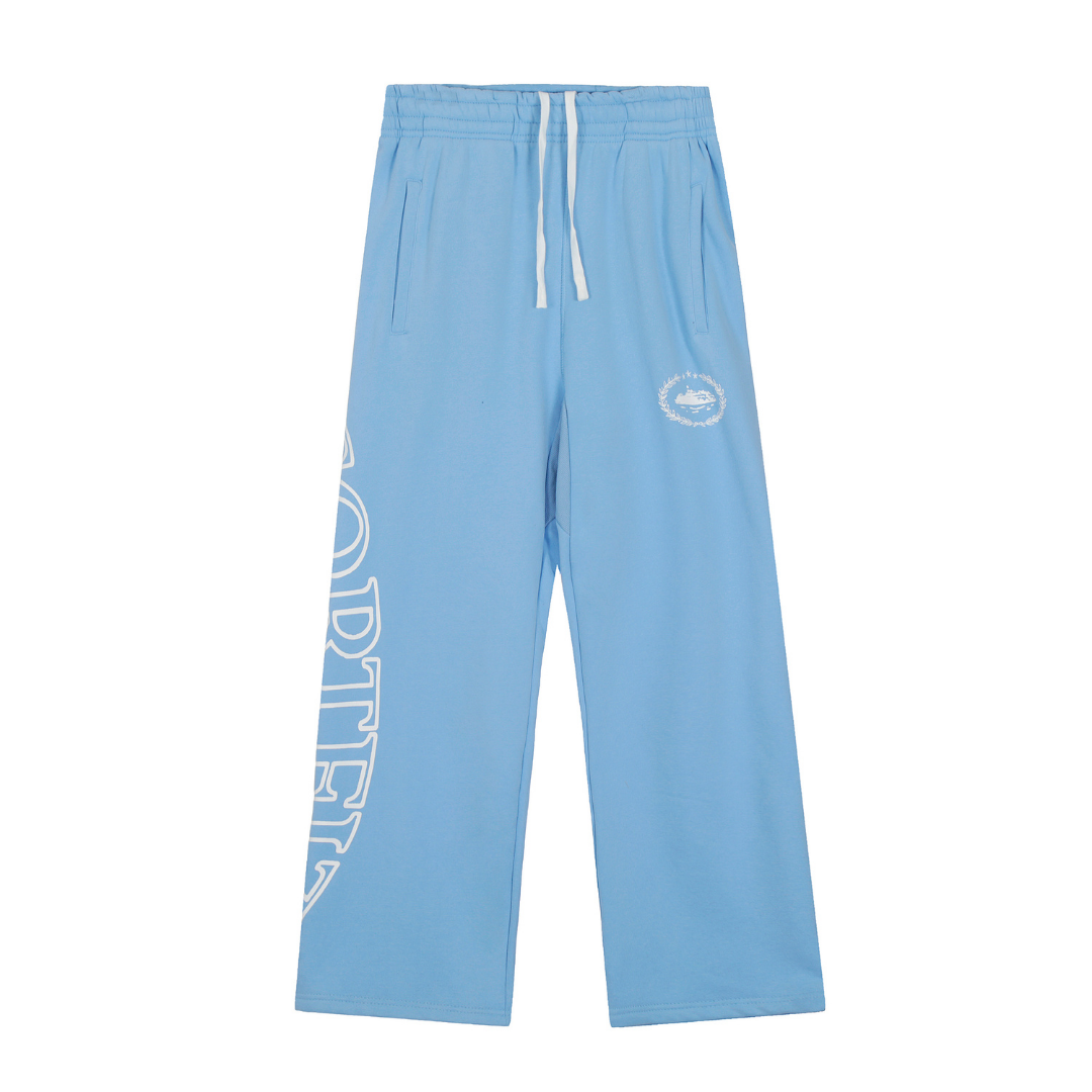Corteiz Urban Blauer Jogginganzug Set – Stilvoll, Bequem, Modern für Streetwear-Looks