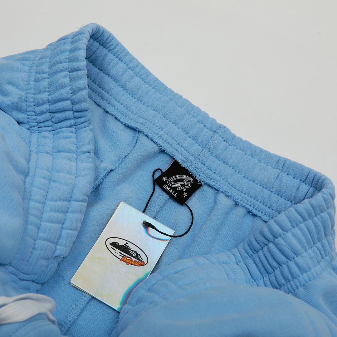 Corteiz Urban Blauer Jogginganzug Set – Stilvoll, Bequem, Modern für Streetwear-Looks