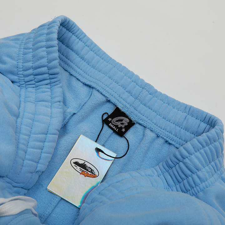 Corteiz Urban Blauer Jogginganzug Set – Stilvoll, Bequem, Modern für Streetwear-Looks