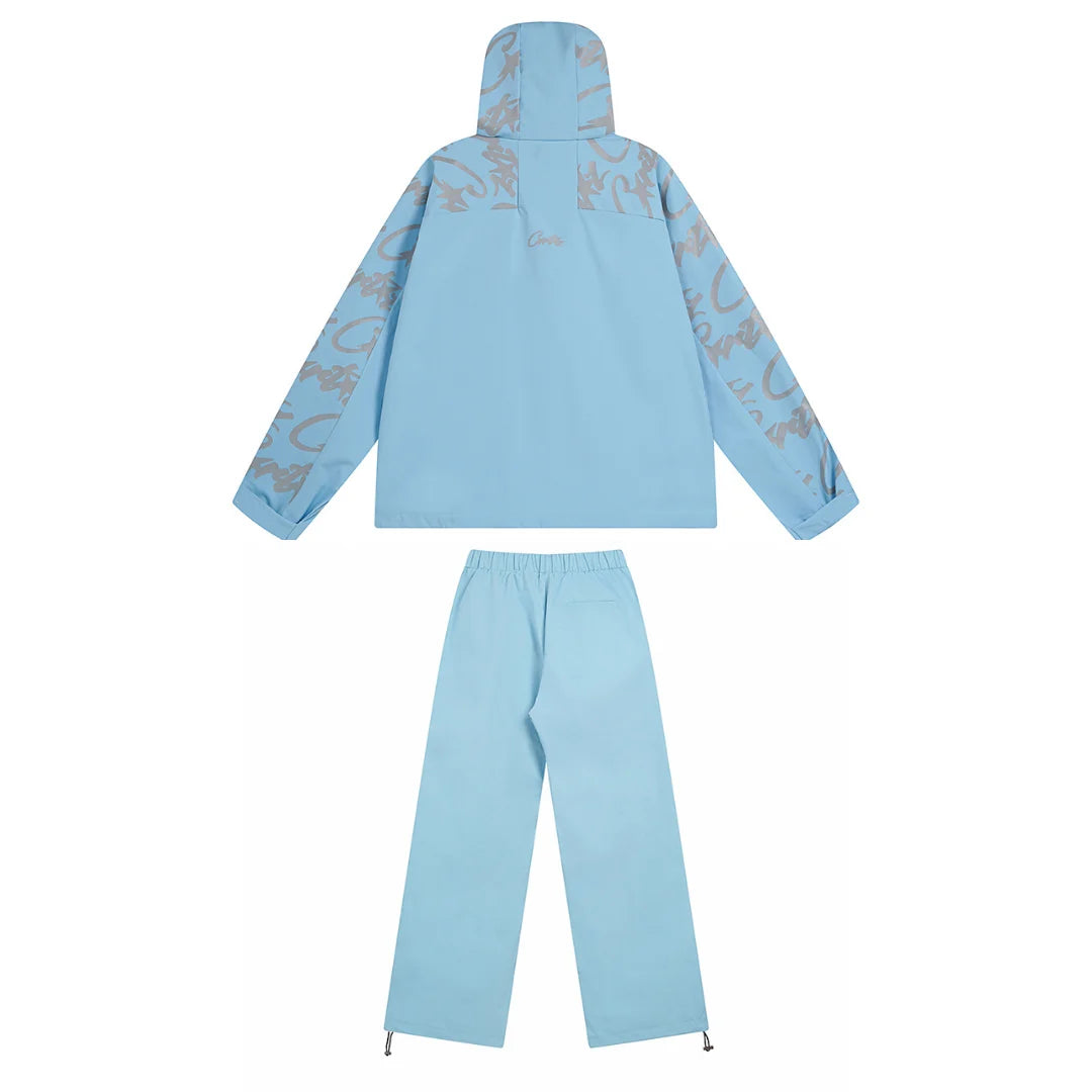 Corteiz Arktisblau Urban Streetwear Trainingsanzug – Bequem, Stylisch & Exklusiv