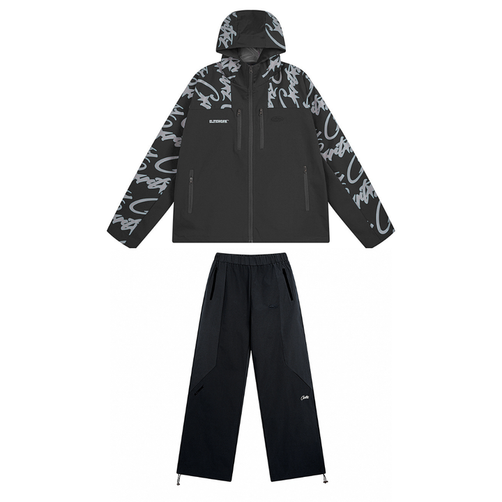Corteiz Arctic Black Trainingsanzug: Bequemes, Stylisches Set für Freizeit & Sport