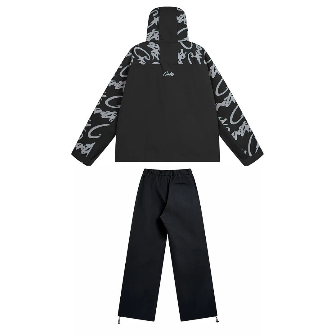 Corteiz Arctic Black Trainingsanzug: Bequemes, Stylisches Set für Freizeit & Sport