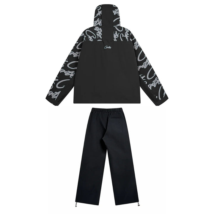 Corteiz Arctic Black Trainingsanzug: Bequemes, Stylisches Set für Freizeit & Sport