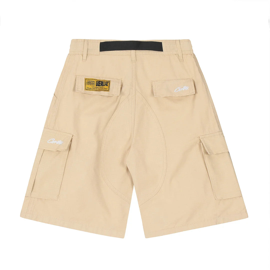 Corteiz Beige Cargo Shorts für Herren – Bequem, Robust & Modisch