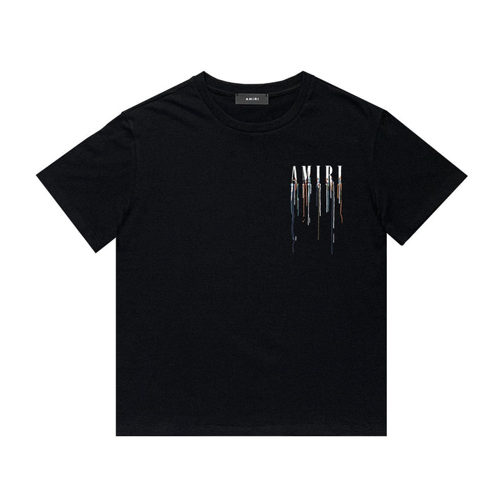 Luxuriöses Amiri Paint Drip T-Shirt: Künstlerischer Streetwear-Stil für Herren