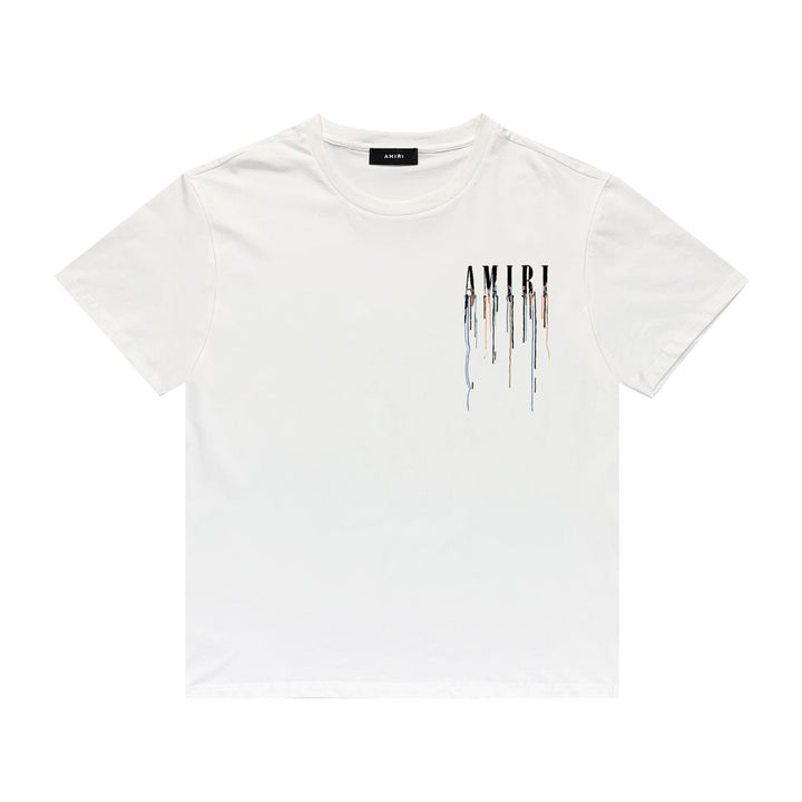 Amiri Paint Drip Designer T-Shirt für Herren - Exklusiver Streetstyle