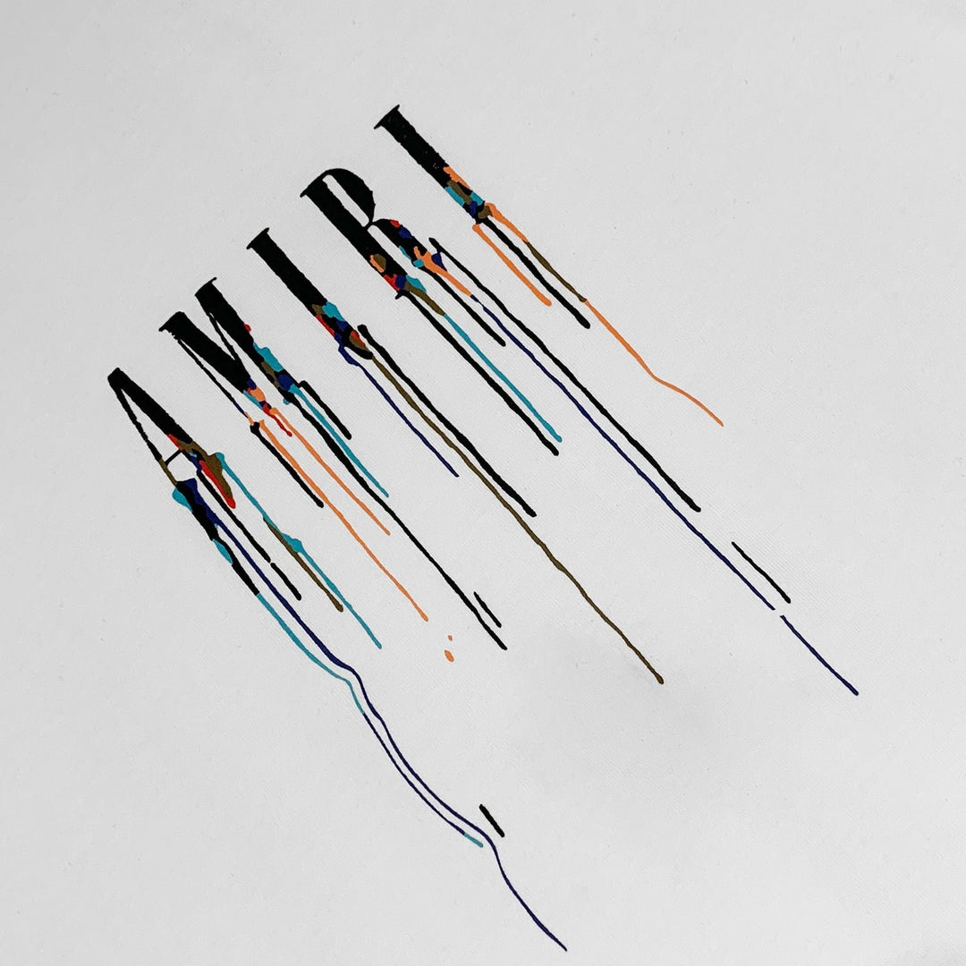 Amiri Paint Drip Designer T-Shirt für Herren - Exklusiver Streetstyle