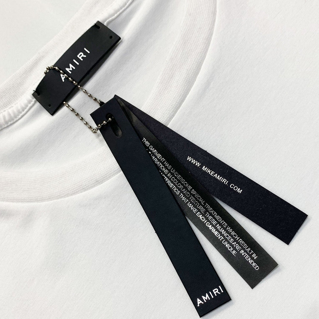 Amiri Paint Drip Designer T-Shirt für Herren - Exklusiver Streetstyle