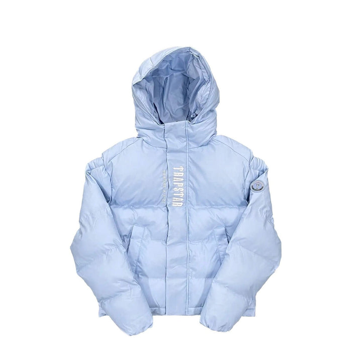 Trapstar Geheimnisvolle Himmelblaue Jacke Urban Streetwear Stil Herren Damen