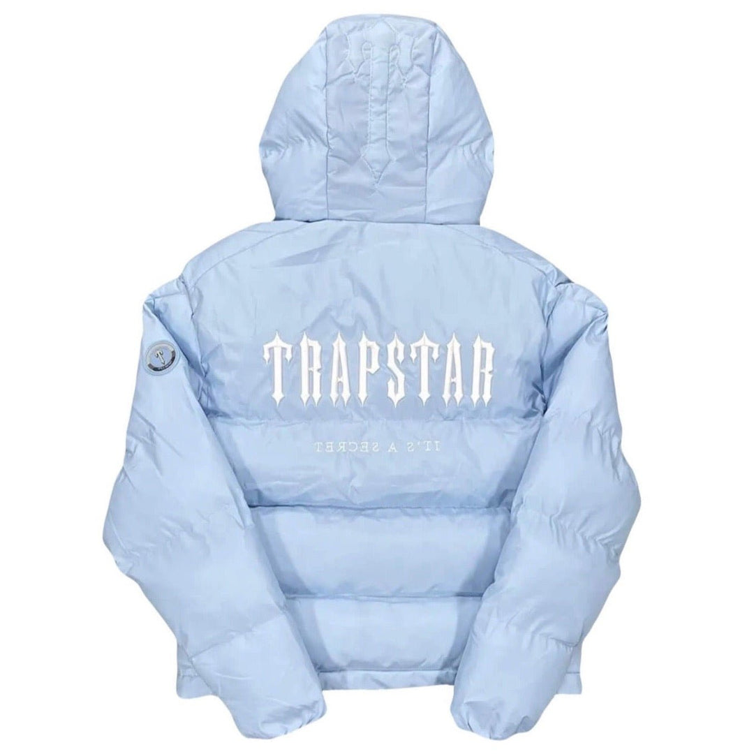 Trapstar Geheimnisvolle Himmelblaue Jacke Urban Streetwear Stil Herren Damen