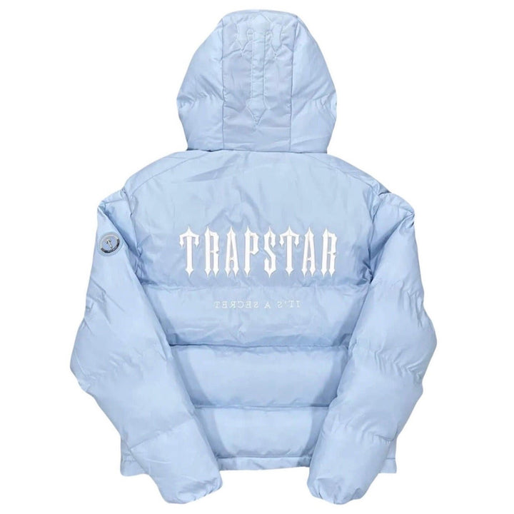 Trapstar Geheimnisvolle Himmelblaue Jacke Urban Streetwear Stil Herren Damen