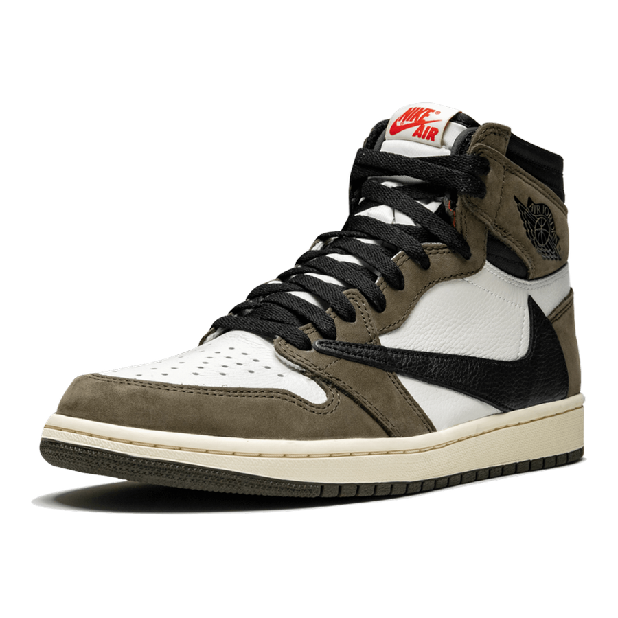 Ikonischer Air Jordan 1 High OG Travis Scott Reversed Swoosh Premium Sneaker
