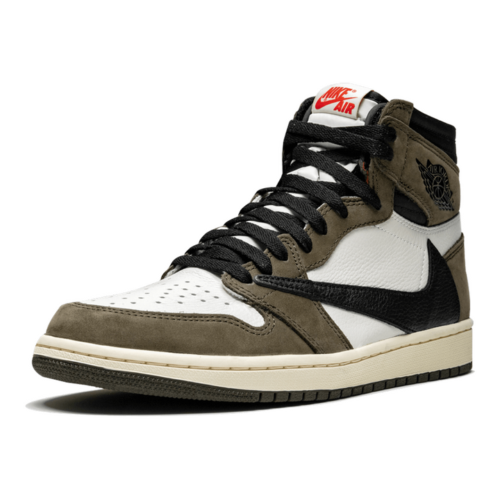 Ikonischer Air Jordan 1 High OG Travis Scott Reversed Swoosh Premium Sneaker