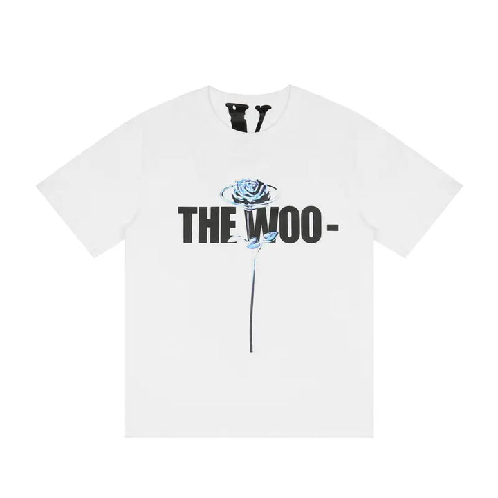 V-LONE The Woo T-Shirt: Lässiges Baumwoll-Shirt mit Statement-Print für Streetwear-Fans