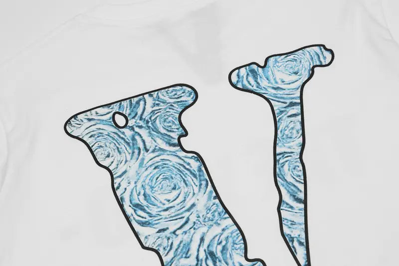 V-LONE The Woo T-Shirt: Lässiges Baumwoll-Shirt mit Statement-Print für Streetwear-Fans
