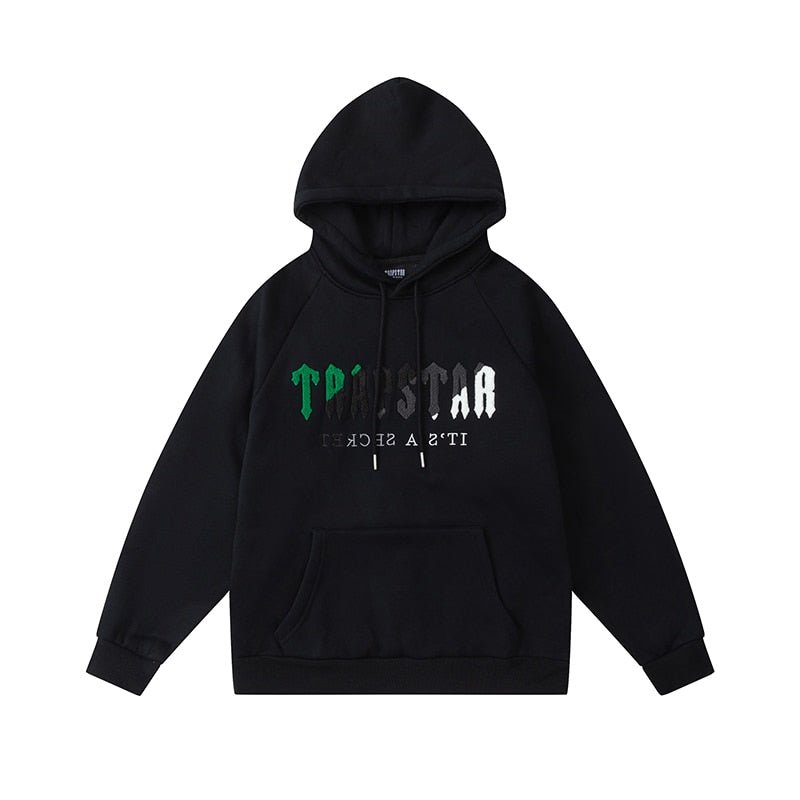 Trapstar Decoded Schwarzer Trainingsanzug Set – Urban Streetwear Komfort für Herren