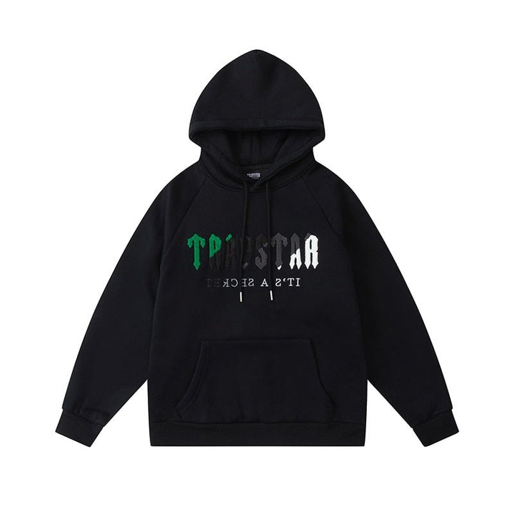 Trapstar Decoded Schwarzer Trainingsanzug Set – Urban Streetwear Komfort für Herren