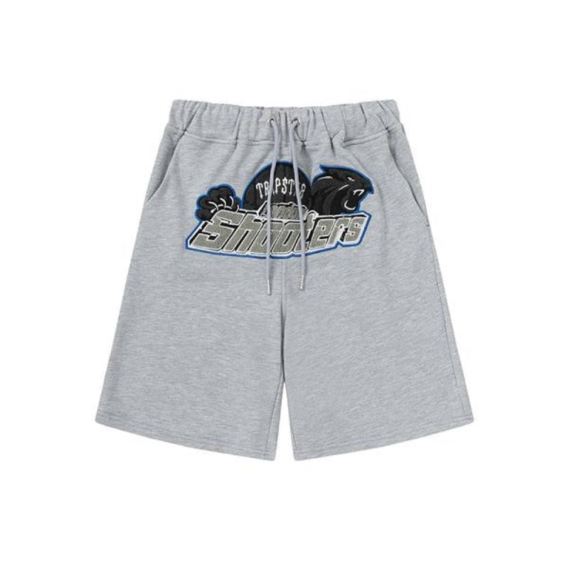 Trapstar London Shooters Weißes Short-Set: Stylisch, Komfortabel, Streetwear-Essential