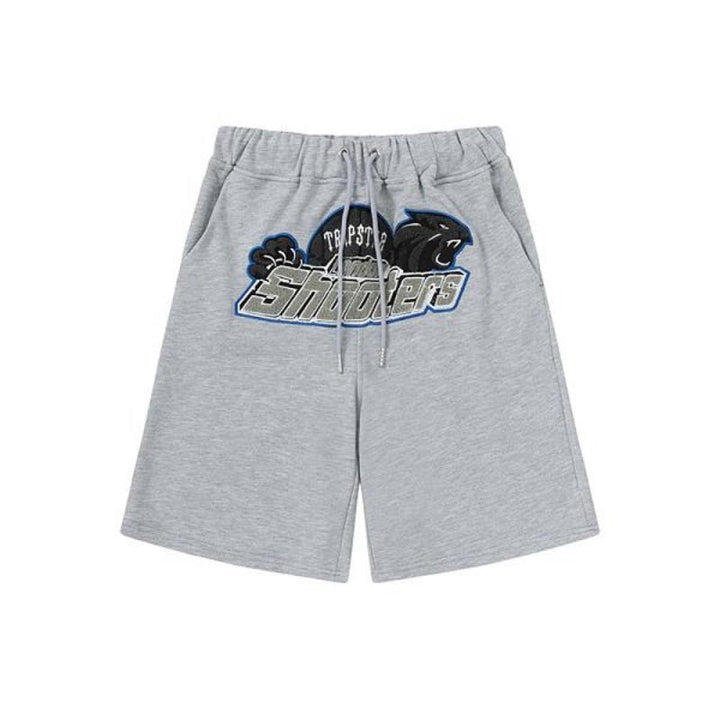 Trapstar London Shooters Weißes Short-Set: Stylisch, Komfortabel, Streetwear-Essential