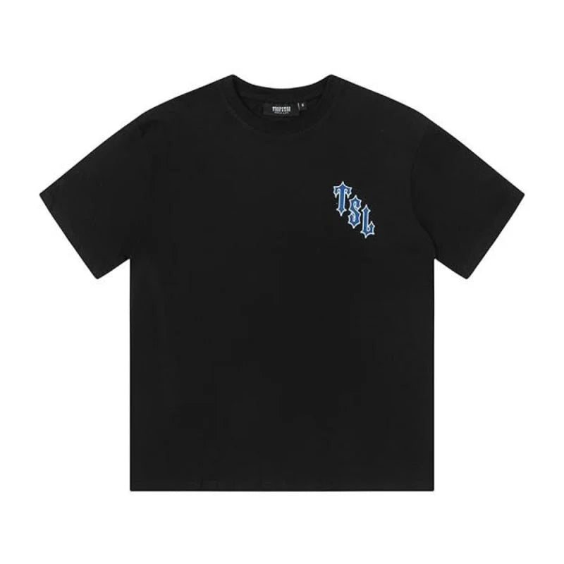 Trapstar London Shooters Schwarzes Kurzset: Premium Urban Streetwear Zweiteiliges Outfit