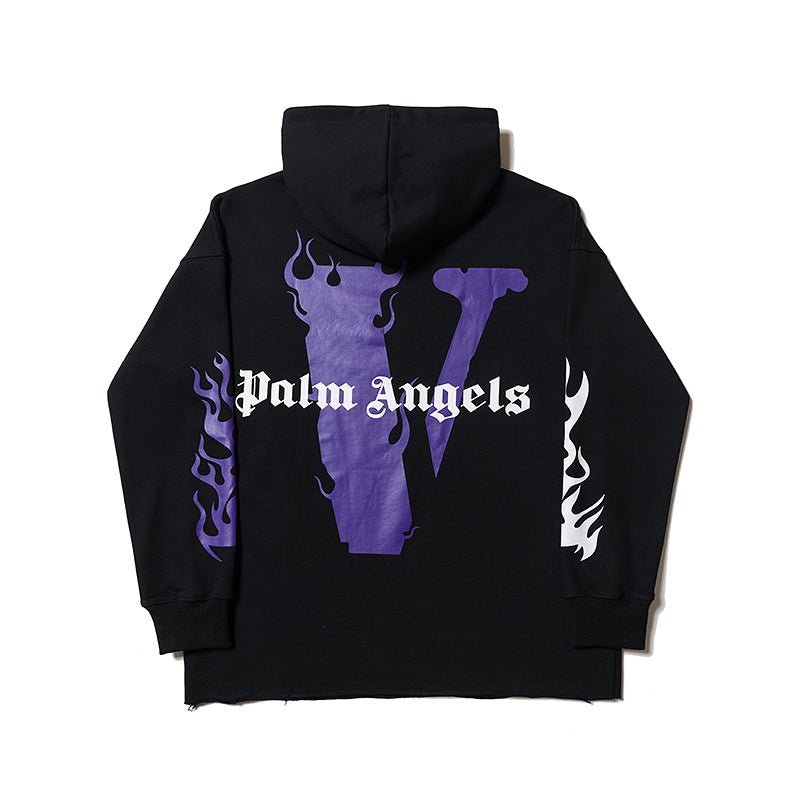 V-LONE Angels Hoodie: Exklusiver Streetwear Kapuzenpullover mit auffälligem Statement-Print