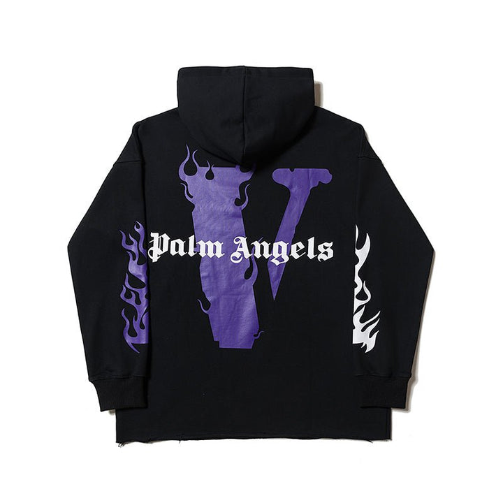 V-LONE Angels Hoodie: Exklusiver Streetwear Kapuzenpullover mit auffälligem Statement-Print