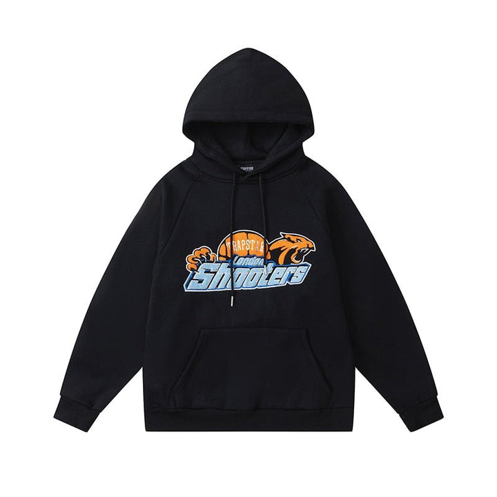 Stylischer Trapstar London Shooters Trainingsanzug Schwarz Orange – Komfort & Streetwear