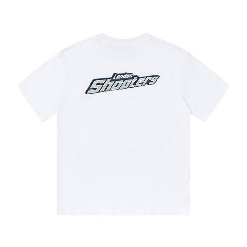 Trapstar London Shooters Weißes Short-Set: Stylisch, Komfortabel, Streetwear-Essential