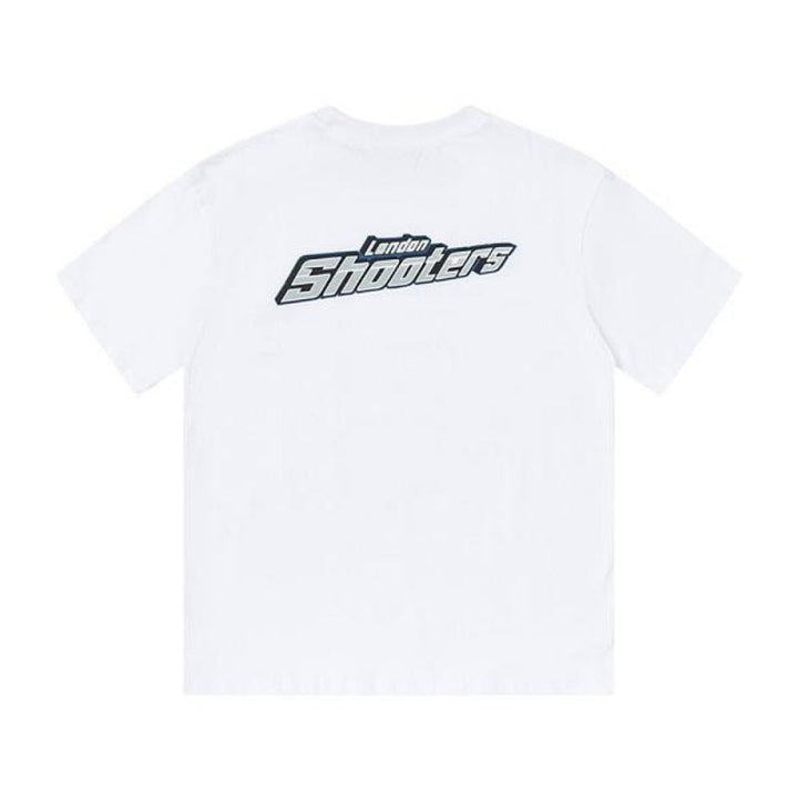 Trapstar London Shooters Weißes Short-Set: Stylisch, Komfortabel, Streetwear-Essential