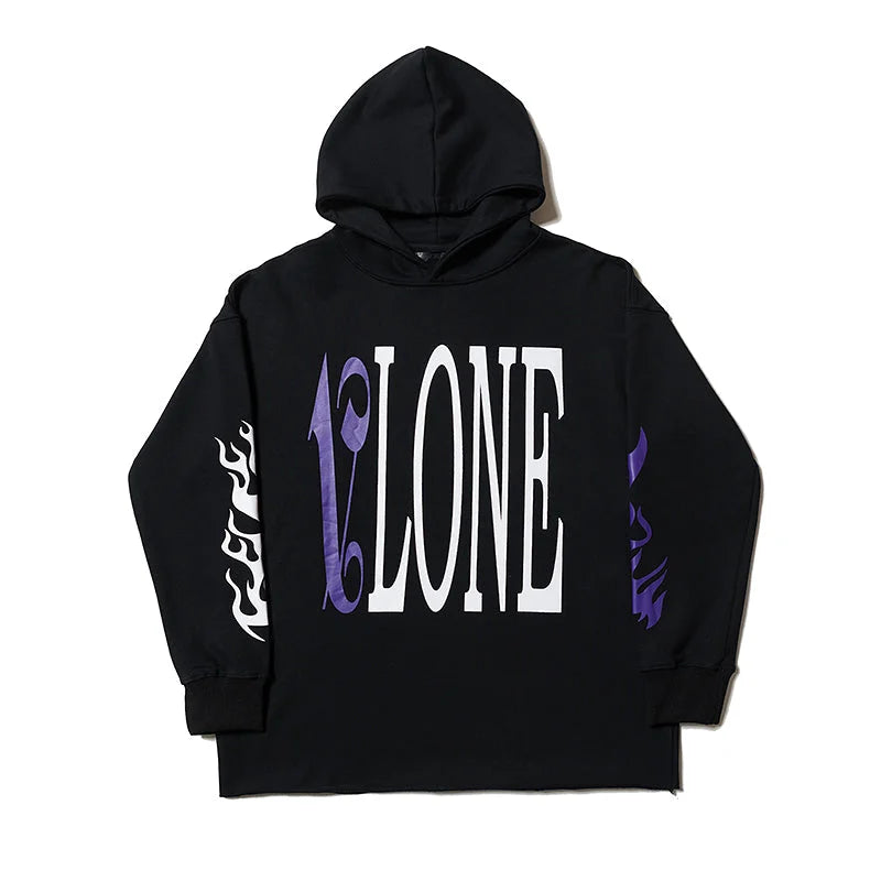 V-LONE Angels Hoodie: Exklusiver Streetwear Kapuzenpullover mit auffälligem Statement-Print