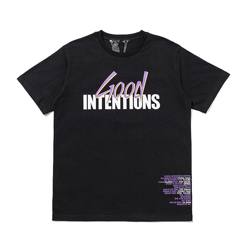 V-LONE 'Good Intentions' Herren T-Shirt – Urbaner Statement-Look für Individualisten