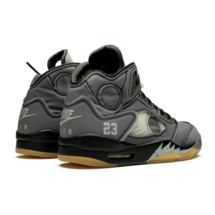 Air Jordan 5 Retro SP Off-White Virgil Abloh Edition: Deconstruct Luxus Sneaker Grau