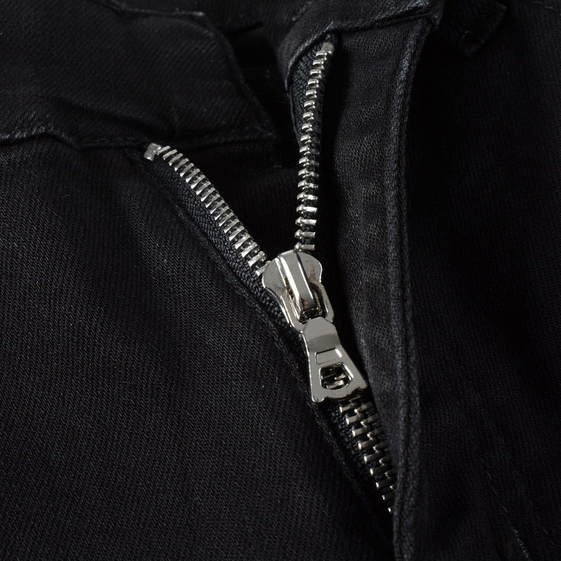Luxuriöse Amiri Schwarze Designer-Jeans: Handgefertigt, Rock'n'Roll-Stil, Perfekter Schnitt
