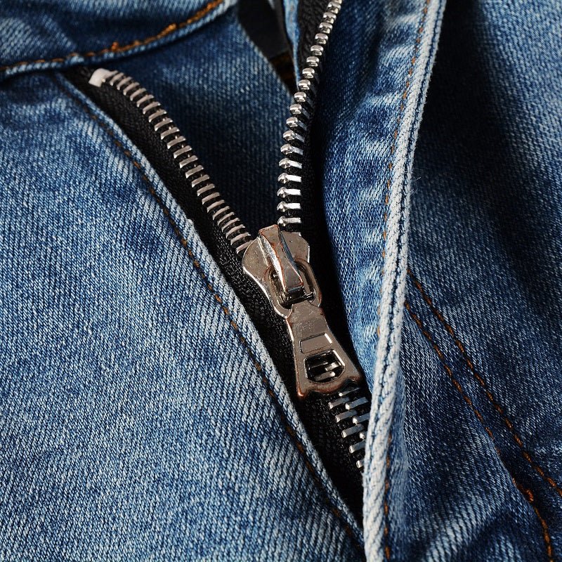Amiri Blaue Diamond Jeans für Herren – Luxuriöse Designer Denim mit Distressed Details