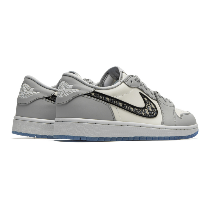 Exklusiver Air Jordan 1 Low Dior Sneaker: Luxuriöses Design, Premium Leder, Sammlerstück