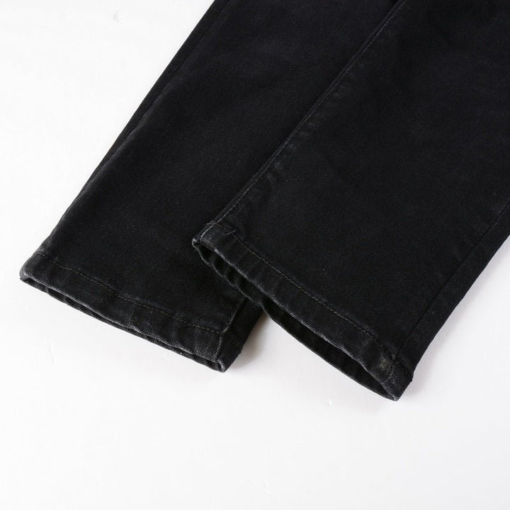 Luxuriöse Amiri Schwarze Designer-Jeans: Handgefertigt, Rock'n'Roll-Stil, Perfekter Schnitt