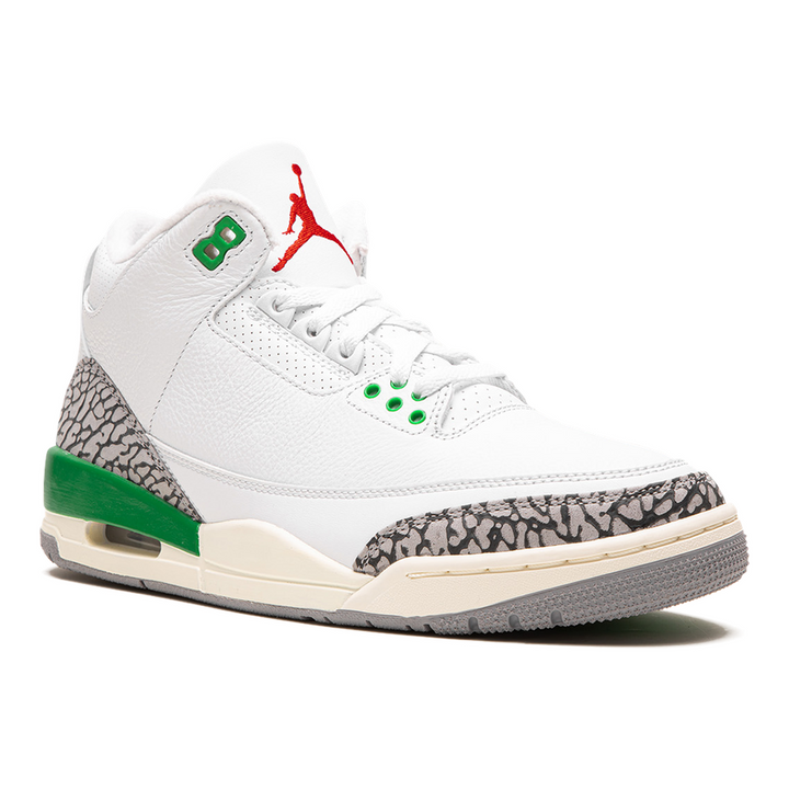 Air Jordan 3 "Lucky Green" Damen Sneaker: Ikonischer Stil und Komfort