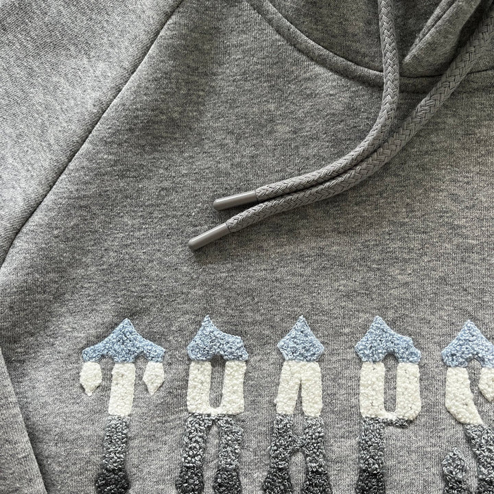 Trapstar Secret Decoded 2.0 Grauer Kapuzen-Jogginganzug – Stylischer Streetwear Set