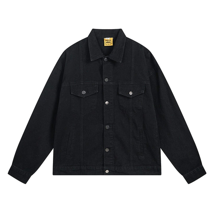 Corteiz Schwarzes Denim Set: Stilvoller Streetwear-Look für Ihn und Sie