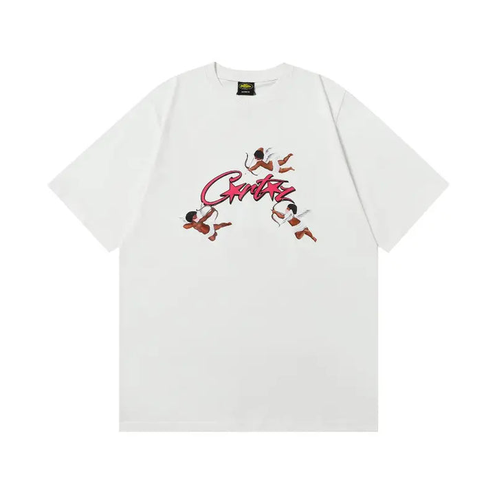 Exklusives Corteiz Designer Logo T-Shirt Bequemer Urban Streetwear Baumwoll-Stil Herren