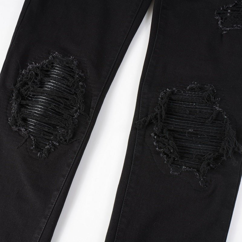 Luxuriöse Amiri Schwarze Designer-Jeans: Handgefertigt, Rock'n'Roll-Stil, Perfekter Schnitt