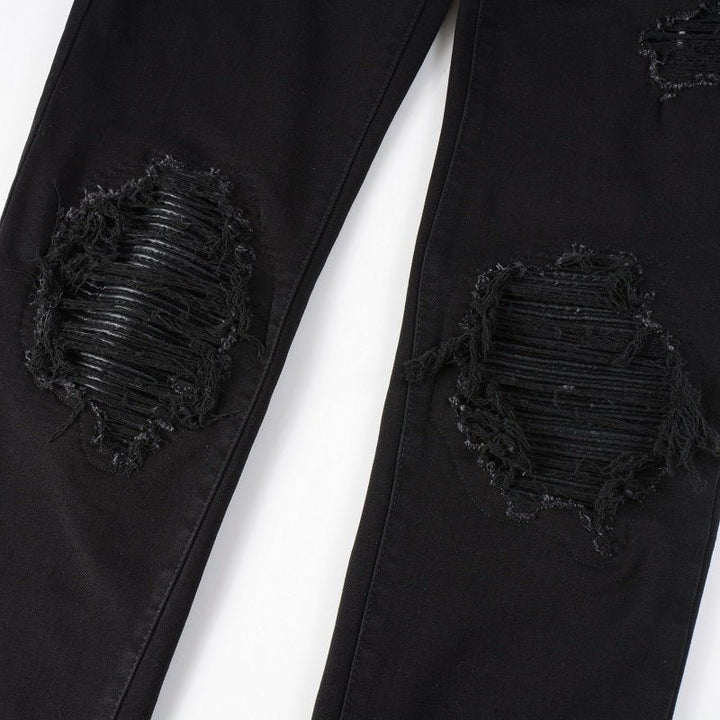 Luxuriöse Amiri Schwarze Designer-Jeans: Handgefertigt, Rock'n'Roll-Stil, Perfekter Schnitt